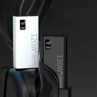PD 22.5W 30000 mah Chargeur Rapide Rechargeable Double USB Affichage LED Type C Powerbank Extérieur Portable 30000 Mah Entrée Micro USB