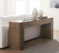 Nouveau meuble de salon européen et américain moderne, meuble de luxe, Table de Console à cadre en bois massif