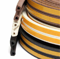 Bande d'étanchéité en mousse EPDM autocollante en forme de D pour porte et fenêtre, bande de caoutchouc insonorisante et hermétique pour automobile