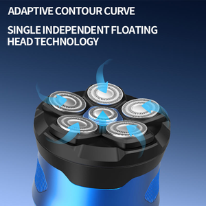 Afeitadora Eléctrica <span class=keywords><strong>KEMEI</strong></span> Km-567, Resistente al Agua, 6D, para Uso Doméstico, para Hombres con Calvicie, Cuchilla Magnética, Recargable por USB-C - Product Image 5