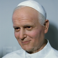 Statue en résine réaliste grandeur nature de la Sainte-Cène du Pape Jean-Paul II, sur mesure, hyper réaliste, à vendre