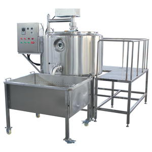 Machine à fabriquer du fromage mozzarella en acier inoxydable 304, 500L, machine à fabriquer du fromage cheddar avec certification CE - Product Image 4