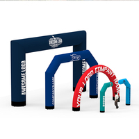 Arche d'entrée gonflable en bâche PVC de haute qualité avec anneaux en D pour vos bannières