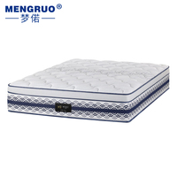 Matelas hybride Euro Top à ressorts ensachés, mousse de latex naturel, moelleur moyen, respirant, orthopédique, Colchones Comprimidos