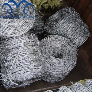 Fil de fer barbelé en acier galvanisé solide antirouille à chaud, rouleau de clôture en fil de fer enduit de PVC, soudage pour filet de ferme - Product Image 3