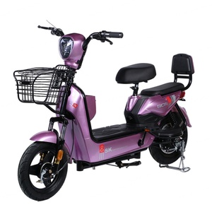 จักรยานไฟฟ้าขนาด 14 นิ้ว ขายดี พร้อมแบตเตอรี่ตะกั่ว-กรด 48V 12A สกู๊ตเตอร์ไฟฟ้า 3 สปีด จักรยานอีไบค์ 350W - Product Image 4