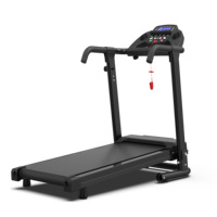 Escritorio ajustable SHULI para cinta de correr, pantalla LED, diseño plegable para exteriores, cinta de correr plegable Hometro, 150kg, EE. UU., triangulación de envíos
