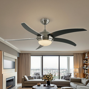 Quạt trần khách sạn trần trang trí 5 MDF Blades điều khiển từ xa quạt trần với ánh sáng - Product Image 4