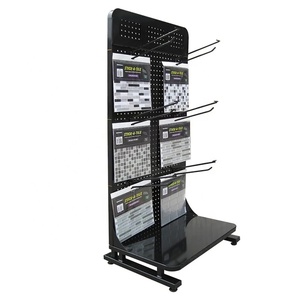 Custom Metal Pegboard <strong>Display</strong> Quartz Stone Tile <strong>Display</strong> <strong>Stand</strong> Mosaic Sample Tile <strong>Display</strong> Rack <strong>for</strong> Showroom - Product Image 3