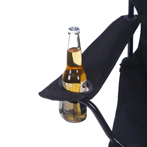 Fauteuil pliant portable d'extérieur pour pique-nique, camping, pêche et voyage avec porte-gobelet – Vente en gros - Product Image 5