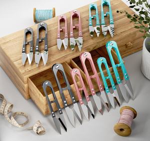 Tijeras para Hilo en Forma de U, Tijeras de Corte de Hilo con Resorte, Tijeras para Manualidades, Punto de Cruz, Costura de Ropa, Tijeras de Sastre para Cortar Hilo - Product Image 5