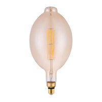 Belle ampoule LED décorative à filament de forme spéciale, 4W AC220-240V COB Verre 2200K/2700K 240 Lumens Résidentielle