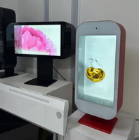 Écran holographique transparent de 22 pouces, vitrine Ai Holobox, signalisation numérique LCD 3D