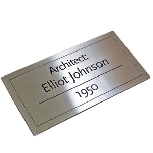 Китайский завод, оптовая продажа, пустые металлические гравированные этикетки, товары для животных, маркировка, лазерная гравировка, заготовки - Product Image 1