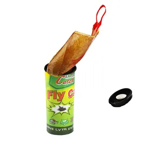 Flying Catcher Ribbons Garden Fly Trap Glue Paper Sticky Home Use No Poison Insect Sticker