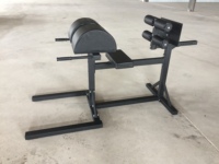 Chaise romaine de fitness professionnelle, réglable multi-positions horizontales, pour extensions dorsales et abdominales