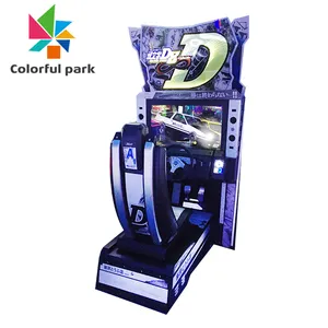 Inicial D8 simulador de condução máquina de jogo de arcade moeda operado máquina de jogo de corrida de carro de leitor de smart card