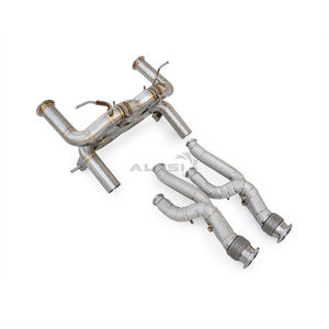 Válvula de Escape de Acero Inoxidable |   Compatible con Lamborghini Aventador SVJ <span class=keywords><strong>LP770</strong></span>-<span class=keywords><strong>4</strong></span> 2018-2022 6.5L |   Con válvula de escape y tubo inferior - Product Image 6