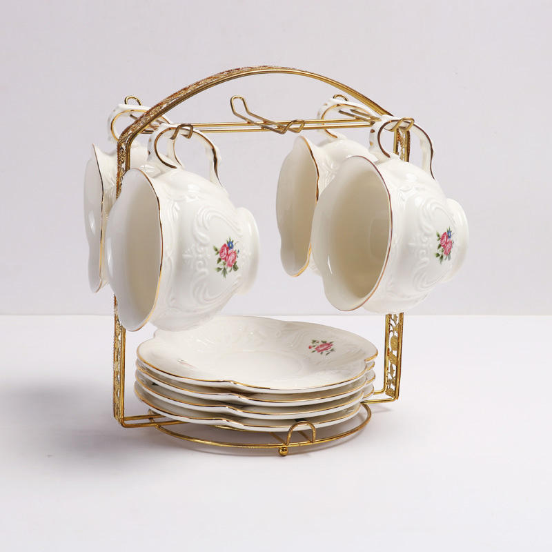 8pcs tasse et soucoupe