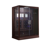 Cabine de douche hammam de luxe modulaire préfabriquée avec douche à l'italienne, kit complet pour salle de bain
