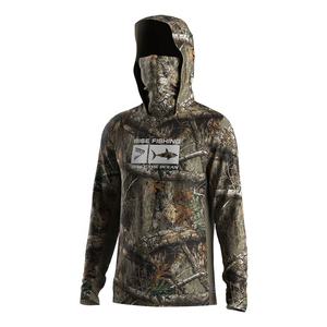 Elite <span class=keywords><strong>Fishing</strong></span> Hoodie mit eingebauter Gesichts maske 100% Polyester wasserdicht schnell trocknend atmungsaktiv UPF 50 für lange Tage auf dem Wasser - Product Image 1