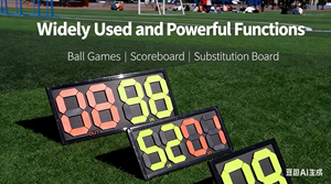 Tablero <span class=keywords><strong>de</strong></span> sustitución <span class=keywords><strong>de</strong></span> fútbol <span class=keywords><strong>de</strong></span> doble cara <span class=keywords><strong>con</strong></span> 4 dígitos |   Material PP Duradero |   Fácil Montaje |   Tamaño Grande Mediano |   Marcador <span class=keywords><strong>de</strong></span> Partidos - Product Image 5