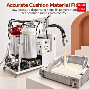 Machine à mousser le <span class=keywords><strong>polyuréthane</strong></span> basse pression Bujatti <span class=keywords><strong>pour</strong></span> la production de <span class=keywords><strong>mousse</strong></span> <span class=keywords><strong>pour</strong></span> coussins de siège de <span class=keywords><strong>fauteuil</strong></span> - Product Image 3