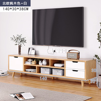 Meubles TV modernes de luxe, console multimédia moderne, meuble TV pour salon, pieds en bois massif, avec tiroirs
