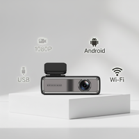Caméra embarquée DVR 1080P avec objectif fisheye, boîte noire, angle large 170°, objectif unique, connectivité double USB+WIFI, compatible Android et Wi-Fi