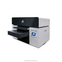 Mesin Printer UV Flatbed Kompak 4060 Unggulan, Peralatan Cetak Digital untuk Produksi Casing Ponsel dan Gantungan Kunci bagi Usaha Kecil