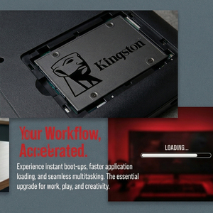 Unidad de Estado Sólido Interna <span class=keywords><strong>Kingston</strong></span> <span class=keywords><strong>A400</strong></span> Series <span class=keywords><strong>SSD</strong></span> de 2.5 Pulgadas SATA III, <span class=keywords><strong>120GB</strong></span> 240GB 480GB 960GB, Arranque Rápido para Computadora de Escritorio y Portátil - Product Image 2