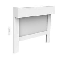 Persianas enrollables antiviento WR100 de nuevo diseño, persianas exteriores personalizadas con cremallera, persianas eléctricas con cremallera para ventanas, persianas solares