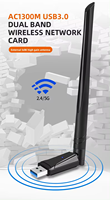 Nouvel adaptateur WiFi externe double bande USB pour ordinateur portable avec adaptateur Ethernet USB en stock