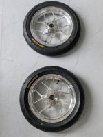 Nouvelle conception de roues CNC Kenda Curve de 12 pouces, kit de pneus Supermoto pour Tuttio Soleil Clean Yozma RTR Lectric Motorcycle