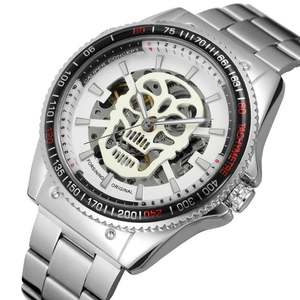 Reloj Mecánico FORSINING 8162, Nuevo Modelo, para Caballero, con Correa de Acero Inoxidable, Esfera Grande, Automático, para Negocios - Product Image 5