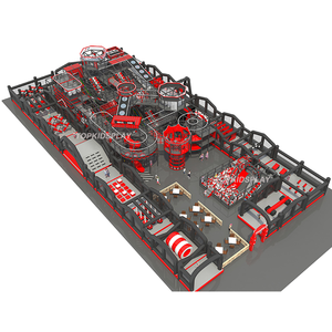 Structure de jeu personnalisée pour tout-petits parc à thème forestier jeux souples équipement de terrain de jeu intérieur pour enfants - Product Image 1