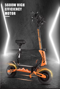 Scooter Eléctrico Plegable de Alta Velocidad 5600w, Modelo GT08, 2 Ruedas, Neumáticos Todoterreno de 11 Pulgadas, para Adultos, Fabricante J15 Plus, Venta al Por Mayor de Fábrica - Product Image 3