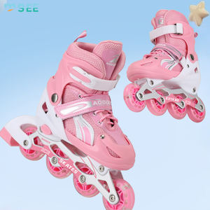 Rollers en Ligne Ajustables SeeMore pour Enfants, Filles, Garçons, Adolescents Débutants avec Équipement de Protection et Roues Lumineuses - Product Image 5