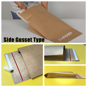 Có thể tái chế bao bì giấy gửi thư Túi tùy chỉnh logo riêng in chuyển phát nhanh phong bì <span class=keywords><strong>kraft</strong></span> giấy vận chuyển túi - Product Image 6