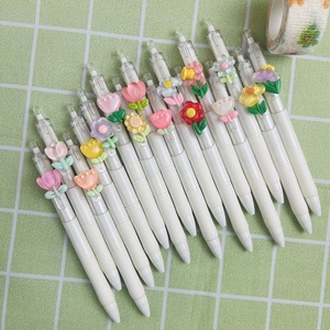 Stylos à encre gel <span class=keywords><strong>KAWAII</strong></span> FLOWER en plastique de 0,5 mm pour l'école et le bureau - Product Image 2