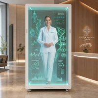 Vitrine d'affichage LCD transparente 3D de 86 pouces, boîte holographique, écran d'affichage numérique pour l'exposition en vente au détail
