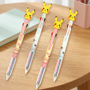 Bolígrafo de PVC coreano con diseño de mascota, 3 colores, punta de 0,7 mm, tinta multicolor, 30 unidades, papelería infantil, personaje lindo de anime Pikaed para la escuela - Product Image 2