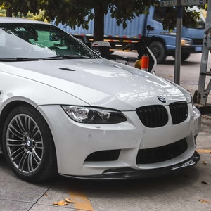 Nuevo Parachoques Deportivo Estilo GTS de Alta Calidad, Labio Delantero de Fibra de Carbono, Fijación con Tornillos para Serie 3 M3 E92 2007-2013, Incluye Tornillos - Product Image 4