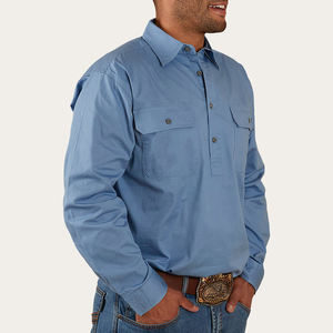 大きくて高い着用大きくて高い刺繍ブラックアパレル真珠スナップスウェットシャツパーソナライズされたPearlsnap釣り西洋シャツ - Product Image 4