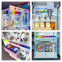 Vente en gros d'usine, machine de jeu d'arcade à griffes à monnayeur, système audio agréable, pour attirer plus de joueurs