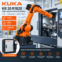 Bras robotisé industriel haute vitesse KUKA KR 20 R1820-2 à 6 axes, 20 kg, 1820 mm, avec contrôleur KR C5 pour l'automatisation de l'entretien des machines CNC
