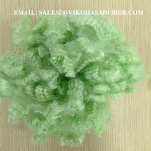 Vikohasan 15D HS Green GRS Fibre synthétique certifiée OEKO-TEX Matériau de remplissage en fibres discontinues de polyester recyclées de haute qualité - Product Image 6
