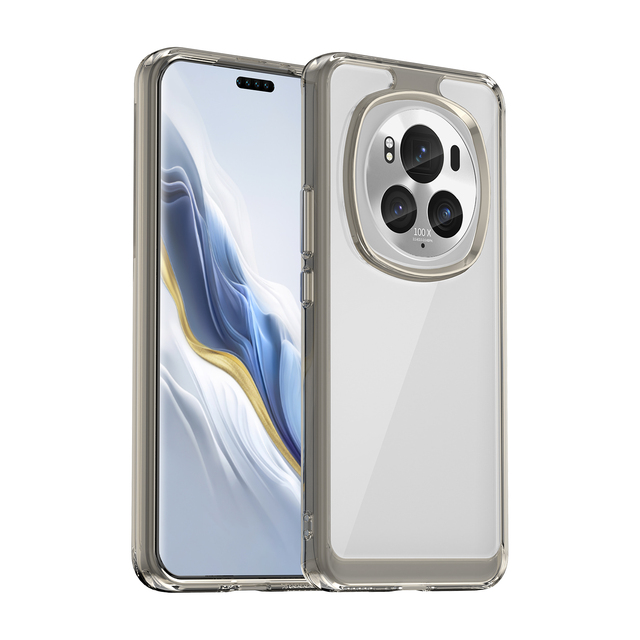 Shockproof Hybrid Tough Acrylic Hard PC Back Soft TPU Frame Case Cover With Inner 4 Corner for Honor Magic 6 Pro