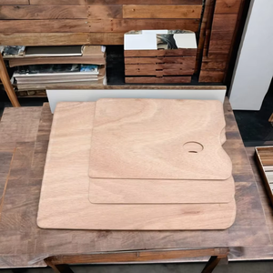 Bandeja de pintura profesional de buena calidad, paletas cuadradas de <span class=keywords><strong>madera</strong></span> para pintura artística - Product Image 6