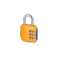 Cadenas à combinaison à 3 chiffres SAMHOO, écologique, en alliage de zinc, antivol, couleur personnalisée